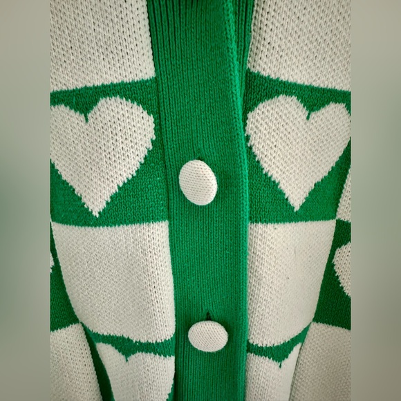 English Factory Heart Pattern Sweater - Picture 4 of 8